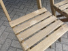 2 x Ikea Askholmen Folding Wooden Chairs, H85cm. - 3