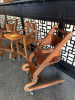 3 x Helo Dark Wood Children's High Chairs to Include: 2 x Mobile & 1 x Fixed. - 3