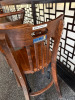 3 x Helo Dark Wood Children's High Chairs to Include: 2 x Mobile & 1 x Fixed. - 5