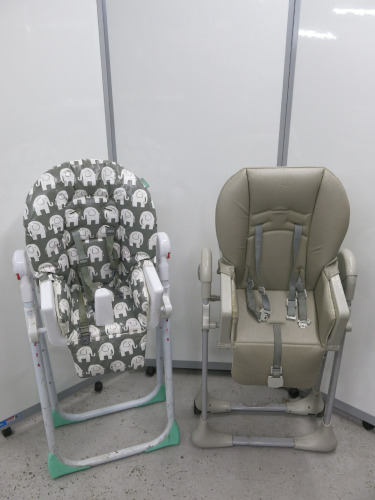 2 x Assorted Children's High Chairs.