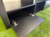 TV Stand with Storage in Black. Size H45 x W150 x D35cm. - 3