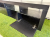 TV Stand with Storage in Black. Size H45 x W150 x D35cm. - 4