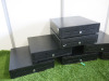 7 x Black Metal Cash Register Draws. - 2