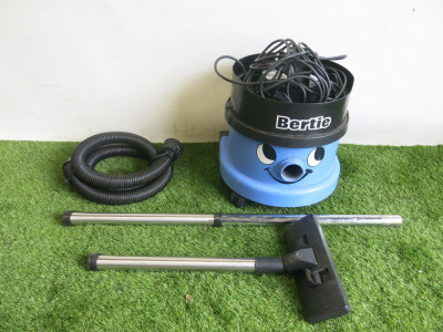 Numatic Bertie Vacuum Cleaner, Model NNV 200-1. Comes With Hose & Attachment