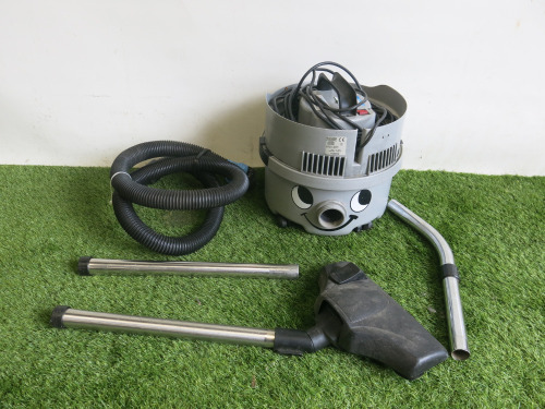Numatic Nuvac Vacuum Cleaner, Model NNV 200. Comes with Hose & Attachment.