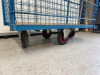 Mobile Mesh Sided Trolley with Removable Side. Size H52 x W120 x D60cm. NOTE: No VAT on lot. - 3