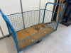 Mobile Mesh Sided Trolley. Size H52 x W120 x D60cm. NOTE: No VAT on lot. - 2