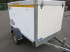 Brenderup Box Trailer with Ramp with Lift Up Roof. Comes with 7 Pin Electrics & Hitch. Internal Box Measurement, Size H110 x L200 x W130cm. - 4