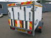 Brenderup Box Trailer with Ramp with Lift Up Roof. Comes with 7 Pin Electrics & Hitch. Internal Box Measurement, Size H110 x L200 x W130cm. - 5