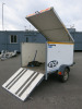 Brenderup Box Trailer with Ramp with Lift Up Roof. Comes with 7 Pin Electrics & Hitch. Internal Box Measurement, Size H110 x L200 x W130cm. - 8