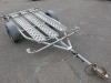 Brenderup Twin Bike Trailer with Hitch. NOTE: electrics require replacement.
