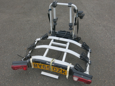 Peruzzo Triple Bike Rack, Type 713 with 7 Pin Electrics. NOTE: for spares or repair.