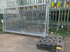 7 x Blok n Mesh Fencing Panels with 13 x Bloks. Size H198 x W340cm.