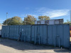 6 x 40ft Shipping Containers with Staircase. 1 x Workshop, 1 x Divided Storage & 3 x Open Storage, Some Fitted with Electrics and Lighting. All Sold As Viewed with Buyer to Satisfy Themselves on All Matters Prior to Bidding. NOTE: removal by appointment a - 2