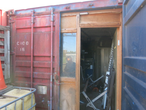 20ft Shipping Container & Contents Consisting of Gym & Gardening Equipment. Contents Sold As Viewed & Inspected. NOTE: removal by appointment at end of clearance.