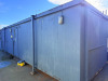 9.8m x 3m Jackleg Cabin with Seating & Lockers. NOTE: removal by appointment at end of clearance (Condition As Viewed & Inspected). - 2