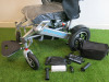 Etech Mobility Foldable Electric Wheelchair, Model K2, DOM 08/24. Comes with Battery, Charger & Remote Control. - 3