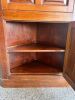 Antique Oak Corner Cupboard with 2 Doors. Size H215 x W95 x D60cm. - 4
