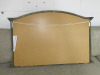 Bevelled Edge Gold Framed Over Mantel Mirror. H78cm x W113cm. - 9