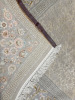 Persian Hand Knotted Fine Silk Rug with Fringe, 530 KPSI in Traditional Persian Rug Design with Greek Key Border Motif. Believed to be from Kashan or Isfahan. Size 310 x 250cm. - 4