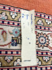 Persian Hand Knotted Fine/High Quality Silk Rug with Fringe, 530 KPSI, Believed to be from the City of Tabriz, Kashan or Qom in Iran. Size Dia 245cm. - 4