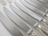 Set of 92 x Puiforcat Elysee Hallmarked Silver Cutlery to Include: Knives, Forks, Spoons & Utensils. This Early 18th Centre Bavarian-Style Service has Graced Ceremonial Tables of the Presidents of the French Republic at the Elysee Palace since Late 1940's - 3