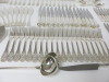 Set of 92 x Puiforcat Elysee Hallmarked Silver Cutlery to Include: Knives, Forks, Spoons & Utensils. This Early 18th Centre Bavarian-Style Service has Graced Ceremonial Tables of the Presidents of the French Republic at the Elysee Palace since Late 1940's - 5