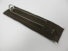 Christofle France, Silver Ice Tongs in Cloth Pouch. - 2