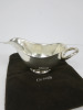 Christofle France, Silver Gravy Boat in Cloth Pouch. Size H8cm.