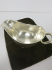 Christofle France, Silver Gravy Boat in Cloth Pouch. Size H8cm. - 2