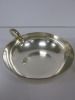 2 x Christofle France, Silver Bangle Bowls in Cloth Pouch. Size Dia 14cm. - 3