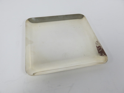 Christofle France Massaud, Silver Serving Dish/Tray. Size 20 x 20cm.