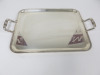 Christofle France, Silver Serving Tray. Size W58 x D38cm.