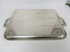Christofle France, Silver Serving Tray. Size W58 x D38cm. - 5