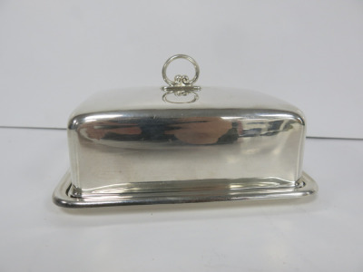 Gabrielli Argenteria Hallmarked 925 Silver Butter Dish with Lid.
