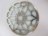 6 x Hallmarked 925 Silver & Glass Bottle Coasters. Size Dia 10.5cm. - 3
