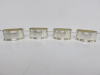 4 x Hallmarked 800 Silver Napkin Rings.