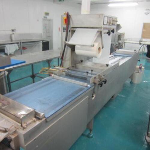 Multivac M855D Stainless Steel Vacuum Packing Machine, S/n 534/032 with Pump, Year 1985