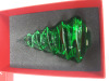 Baccarat Green Crystal Enchanting Fir Christmas Tree Ornament. - 4