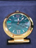 Chopard Imperiale Alarm Clock Consisting of a Emerald Green Face and a Gold Exterior. - 3