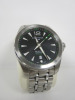Certina 1888 Men's D Action Watch, Quarts Stainless Steel Bracelet with Black Dial