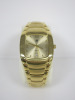 Gold Coloured 'H' Swiss Made Watch in Stainless Steel Case, Water Resistant 30m, S/N 7962.