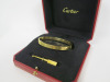 Cartier Classic Model 18ct Gold 'Love Bracelet' with Original Box & Screwdriver. Hallmarked Cartier 19 EVK515 Au 750. - 2