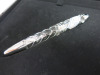 MONTBLANC Meisterstuck No 149, Skeleton 333 Fountain Pen, S/N PT2220640, 18k White Gold with Diamond Encrusted Israel Flag, in Atelier Prive Box with Flag Pen Israel Plaque. Hallmarked Au 750. Comes in Original Box with Service Guide. - 5