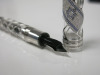 MONTBLANC Meisterstuck No 149, Skeleton 333 Fountain Pen, S/N PT2220640, 18k White Gold with Diamond Encrusted Israel Flag, in Atelier Prive Box with Flag Pen Israel Plaque. Hallmarked Au 750. Comes in Original Box with Service Guide. - 2