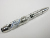 MONTBLANC Meisterstuck No 149, Skeleton 333 Fountain Pen, S/N PT2220640, 18k White Gold with Diamond Encrusted Israel Flag, in Atelier Prive Box with Flag Pen Israel Plaque. Hallmarked Au 750. Comes in Original Box with Service Guide. - 10
