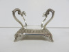 HADAD Hallmarked 925 Silver and Glass Open Salt Dish. - 3