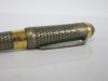 MONTBLANC Max Von Oppenheim Limited Edition 4810, Sterling silver, pale grey lacquer inlays, gold-plated rings engraved with designs from Tel Halaf. 18K gold nib, Dated 2009. Limited Edition 0377/4810. Honors archaeologist Baron Max von Oppenheim. - 2