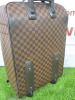 Louis Vuitton Brown Pegase 55 Suitcase Travel Cabin Damier Ebene Rolling Suitcase. Size H55cm, W38cm & D18cm. NOTE: condition as viewed/inspected. - 5