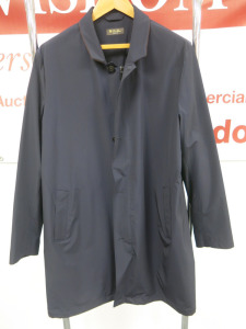 Loro Piana Men's Navy Blue Rain Coat. Size XL.